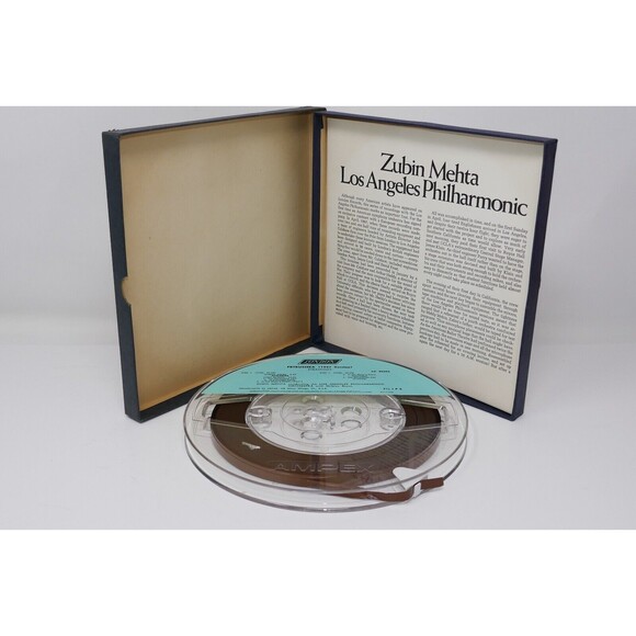 Cavalleria Rvsticana Zubin Mehta LA Die Fledermaus 4 Track Reel to Reel Tapes - Picture 4 of 12
